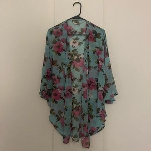 Beautiful floral cover up